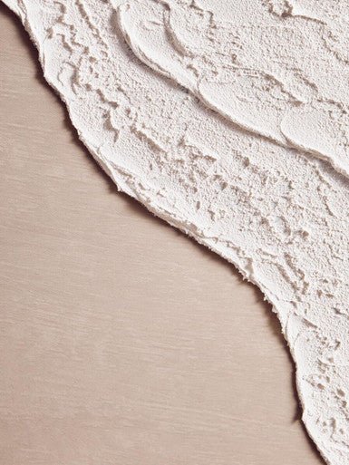 Astratto Canvas Natural And White Textured Plaster Wall Art