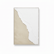 Astratto Canvas Natural And White Textured Plaster Wall Art