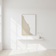 Astratto Canvas Natural And White Textured Plaster Wall Art