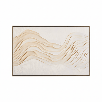 Astratto Cream Textured Wall Art