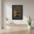 Astratto Gold Foil Canvas Wall Art