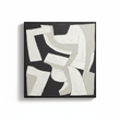 Astratto Monochrome Abstract Textured Wall Art