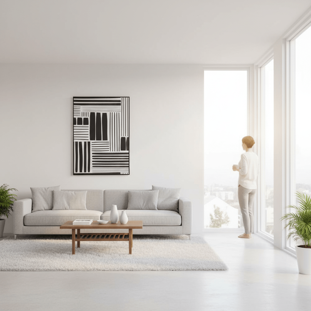Astratto Retro Grace Stripes Wall Art