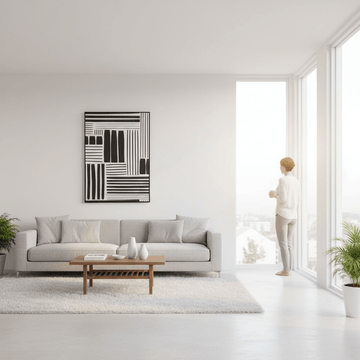 Astratto Retro Grace Stripes Wall Art