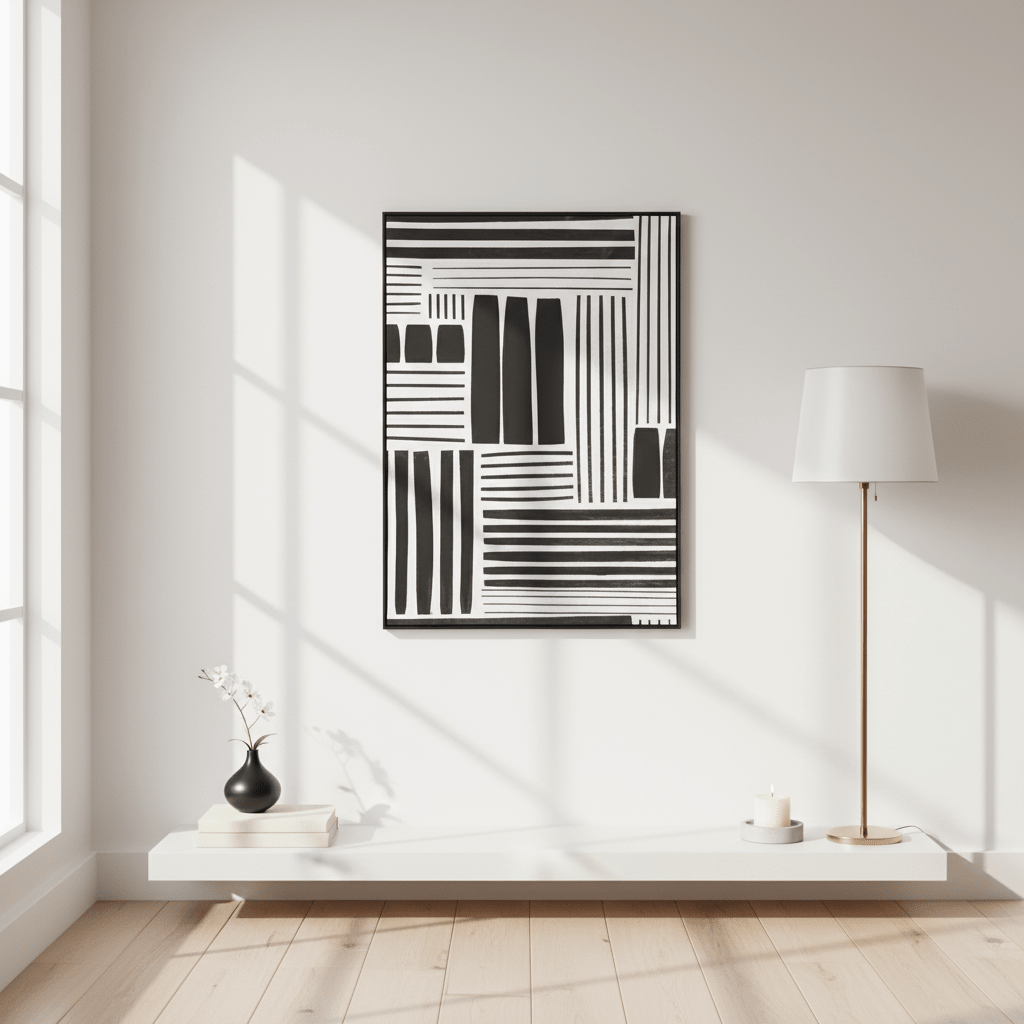 Astratto Retro Grace Stripes Wall Art