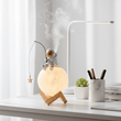 Astronaut Figurines Home Decoration Resin Space Man Miniature Night Light Humidifier Cold Fog Machine Accessories