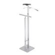 Atacio Premium Brushed Steel Valet Stand - Luxury Clothes Butler