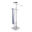 Atacio Premium Brushed Steel Valet Stand - Luxury Clothes Butler