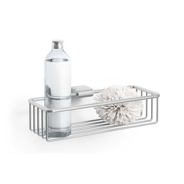 Atore Brushed Stainless Steel 28.8 cm Wall Shower Basket 40425