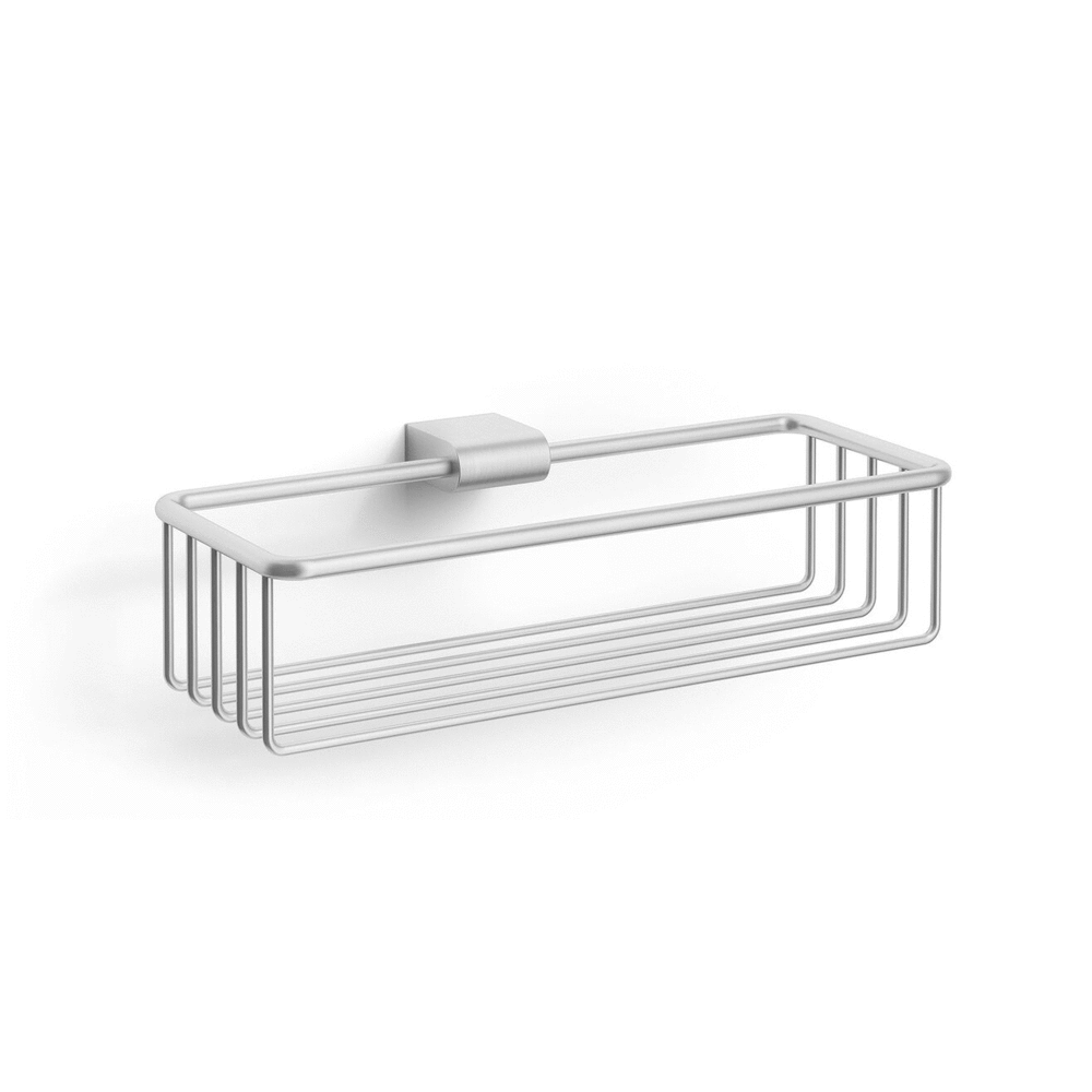 Atore Brushed Stainless Steel 28.8 cm Wall Shower Basket 40425