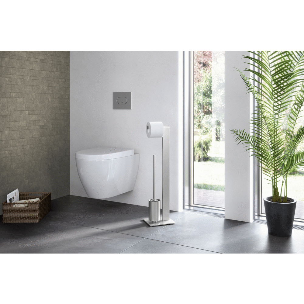 Atore Brushed Stainless Steel Toilet Butler 40417