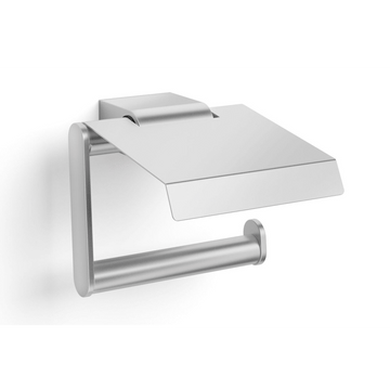 Atore Brushed Stainless Steel Toilet Roll Holder with Lid 40415