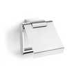 Atore Polished Stainless Steel Toilet Roll Holder with Flap 40453