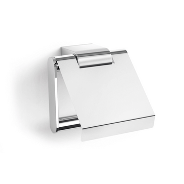 Atore Polished Stainless Steel Toilet Roll Holder with Flap 40453