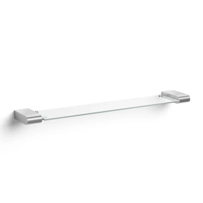 Atore Stainless Steel & Toughened Glass Bathroom Shelf