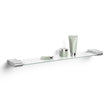 Atore Stainless Steel & Toughened Glass Bathroom Shelf