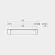 Atore Stainless Steel & Toughened Glass Bathroom Shelf