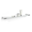 Atore Stainless Steel & Toughened Glass Bathroom Shelf