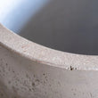 Aurella | Truffle – 30cm Medium Concrete Cylinder Planter – 13L Round Plant Pot