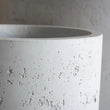Aurella | White Mist – 30cm Medium Concrete Cylinder Planter – 13L Round Plant Pot
