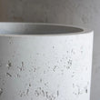 Aurella | White Mist – 70cm X Large Concrete Cylinder Planter – 199L Round Plant Pot