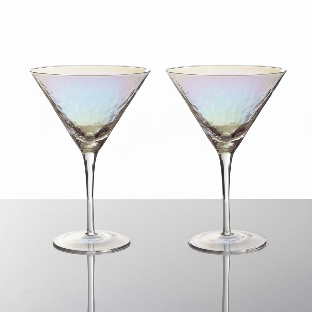 Aurora Set Of 2 Lustre Cocktail Glasses