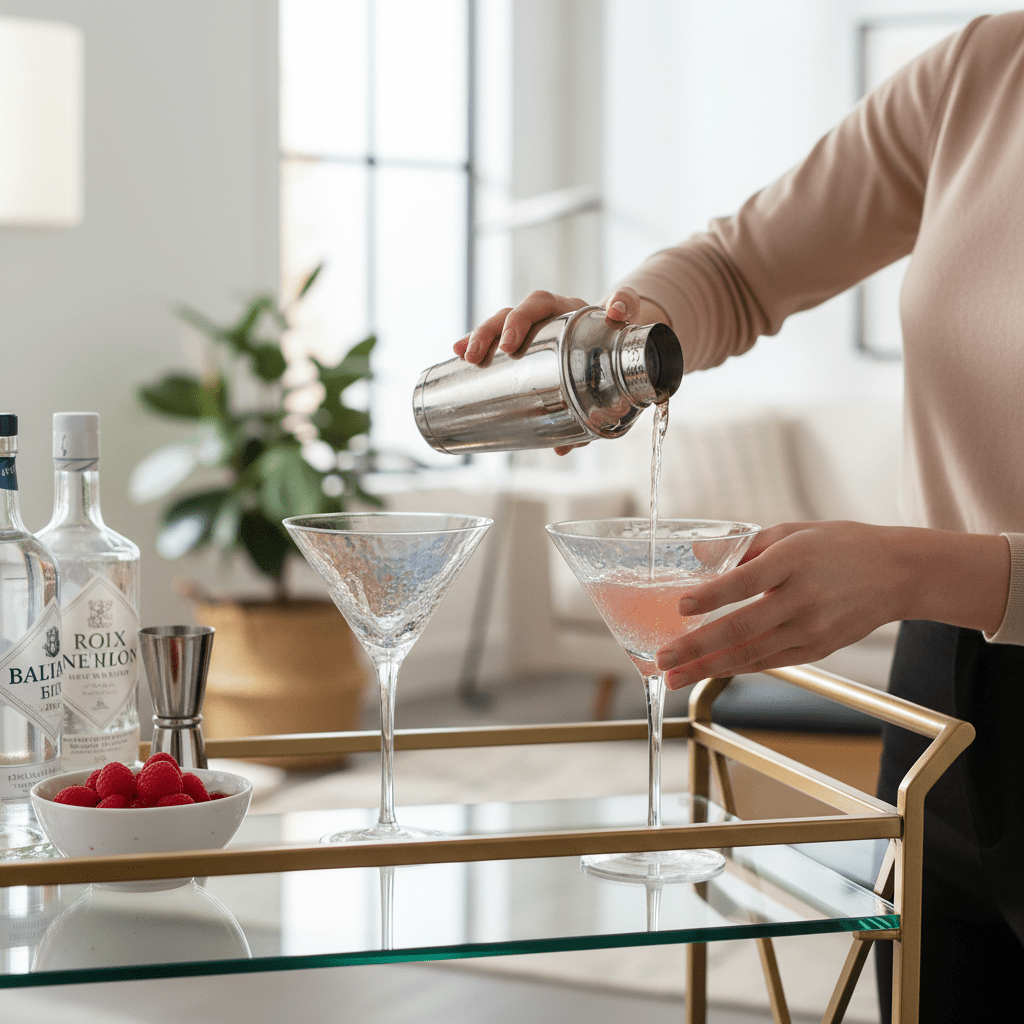 Aurora Set Of 2 Lustre Cocktail Glasses
