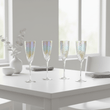 Aurora Set Of 4 Lustre Champagne Glasses