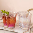 Aurora Set Of 4 Lustre Glass Tumblers