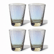 Aurora Set Of 4 Lustre Glass Tumblers