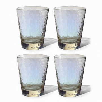 Aurora Set Of 4 Lustre Glass Tumblers