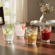 Aurora Set Of 4 Lustre Glass Tumblers