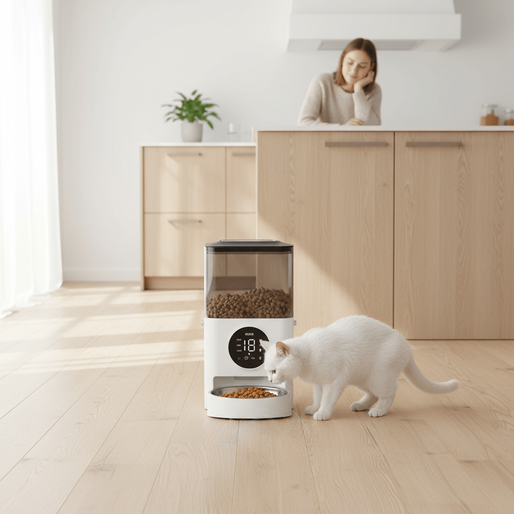 Automatic Pet Feeder WIFI Feeding Machine For Cats And Dogs