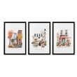 Autumn Artwork New York City Watercolour Travel wall art | 