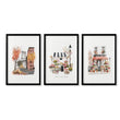 Autumn Artwork New York City Watercolour Travel Wall Art Prints | 