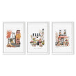 Autumn Artwork New York City Watercolour Travel wall art | 
