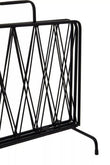 Avento Black Two Pocket Magazine Rack