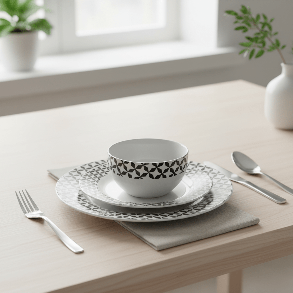 Avie 12 Piece Windmill Dinner Set