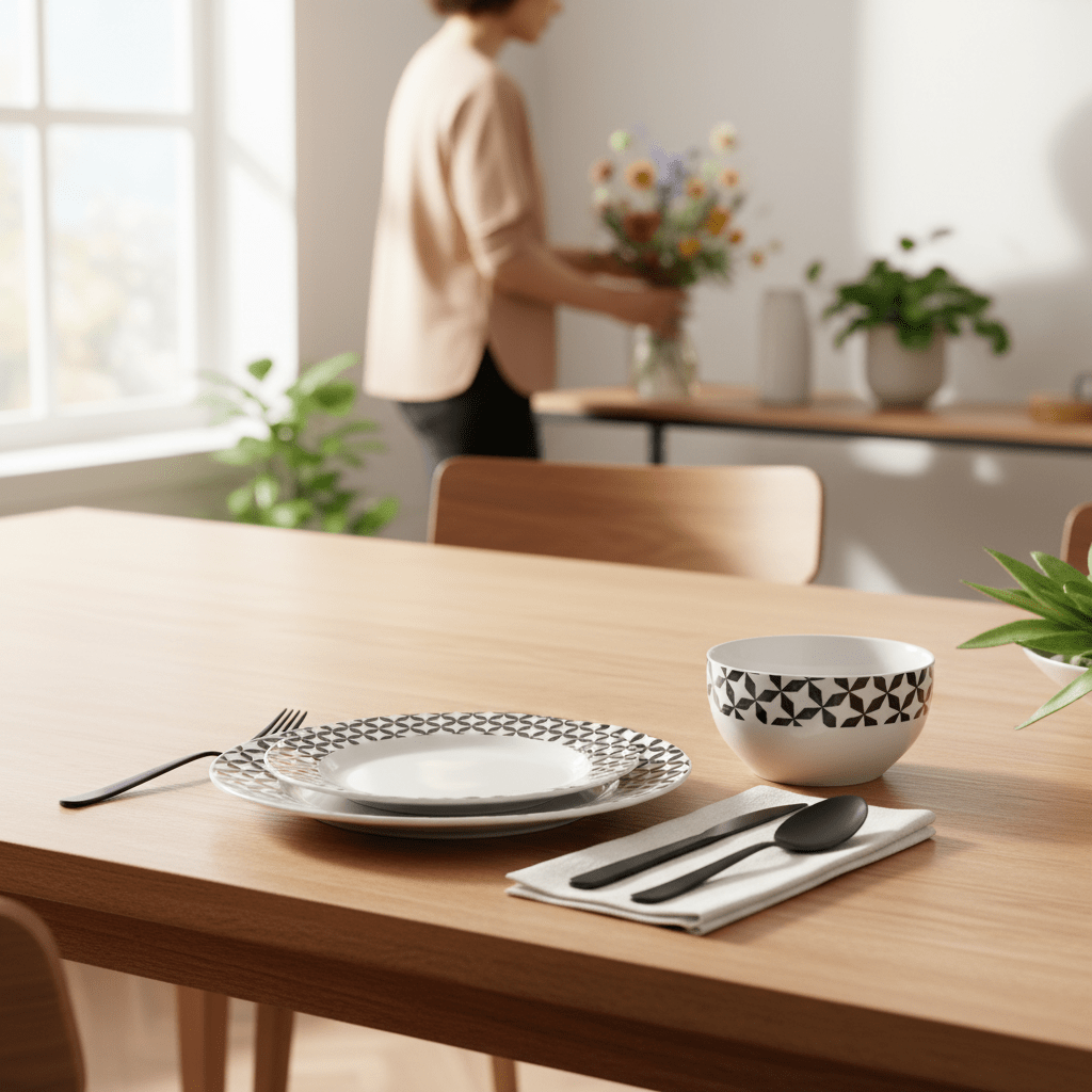 Avie 12 Piece Windmill Dinner Set