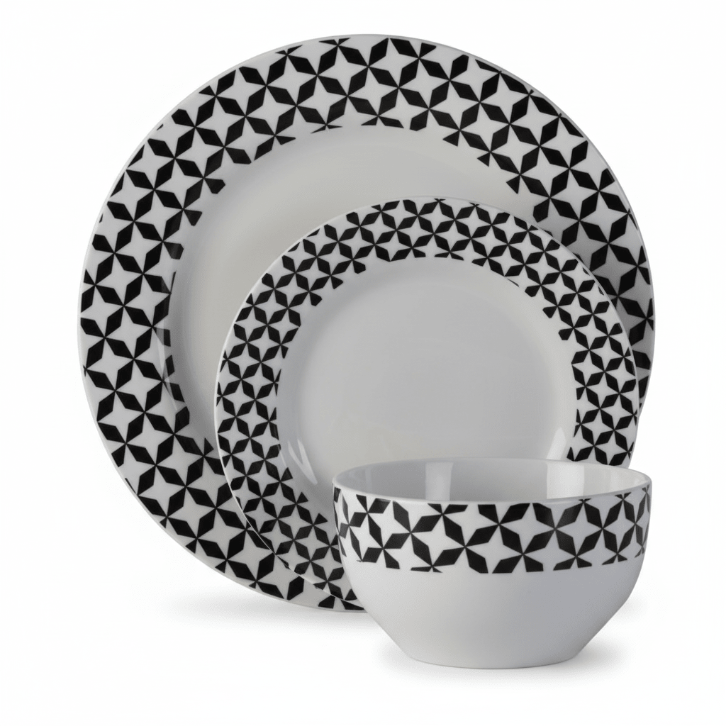 Avie 12 Piece Windmill Dinner Set