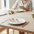 Avie 16 Piece Antique Gold Cutlery Set