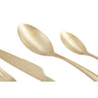 Avie 16 Piece Antique Gold Cutlery Set