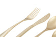 Avie 16 Piece Antique Gold Finish Cutlery Set