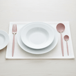 Avie 16 Piece Matte Pink Finish Cutlery Set