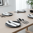 Avie 16 Piece Onyx Cutlery Set