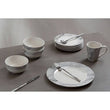 Avie 16 Piece White Faux Marble Cutlery Set