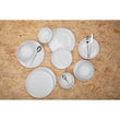Avie 16 Piece White Faux Marble Cutlery Set