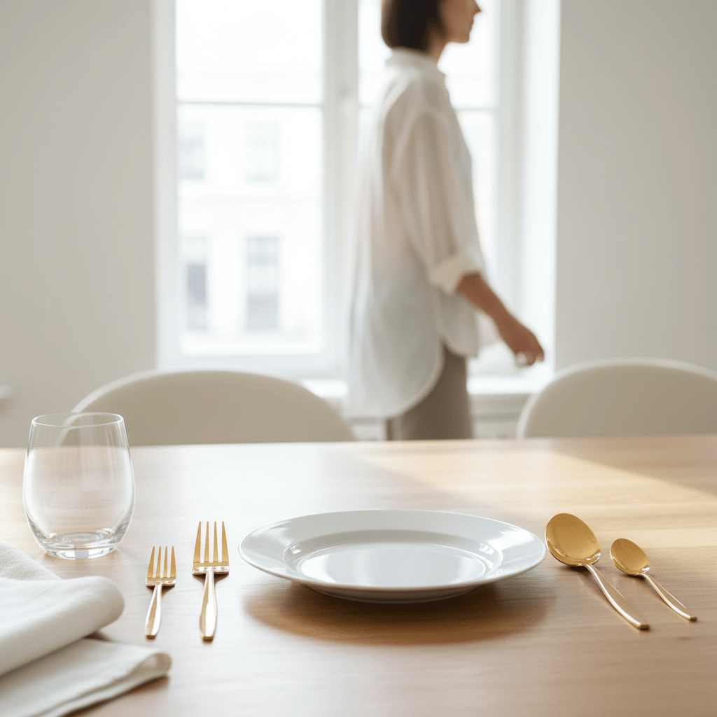 Avie Aura 16 Piece Gold Cutlery Set