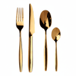 Avie Aura 16 Piece Gold Cutlery Set