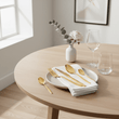 Avie Aura 16 Piece Gold Cutlery Set